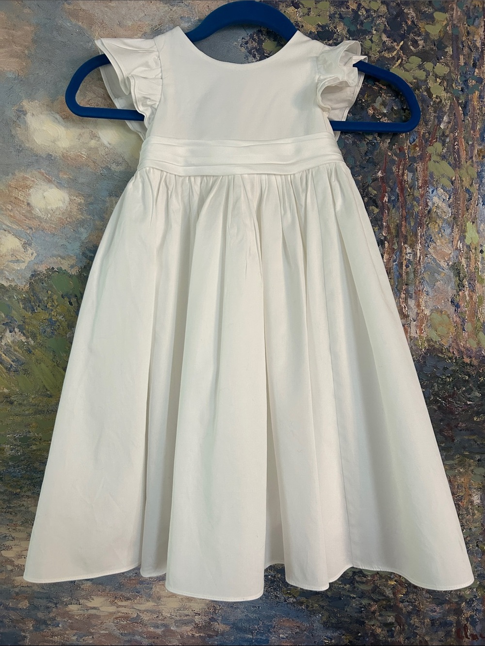 Classic Ivory Girls' Party Dress